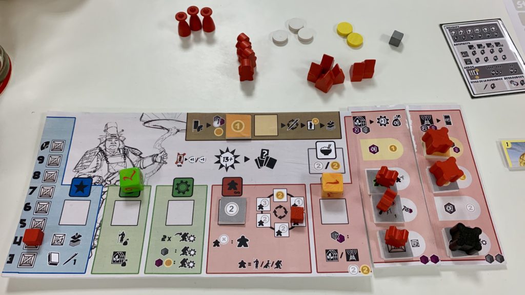 Le Plateau Joueur composé de trois morceaux