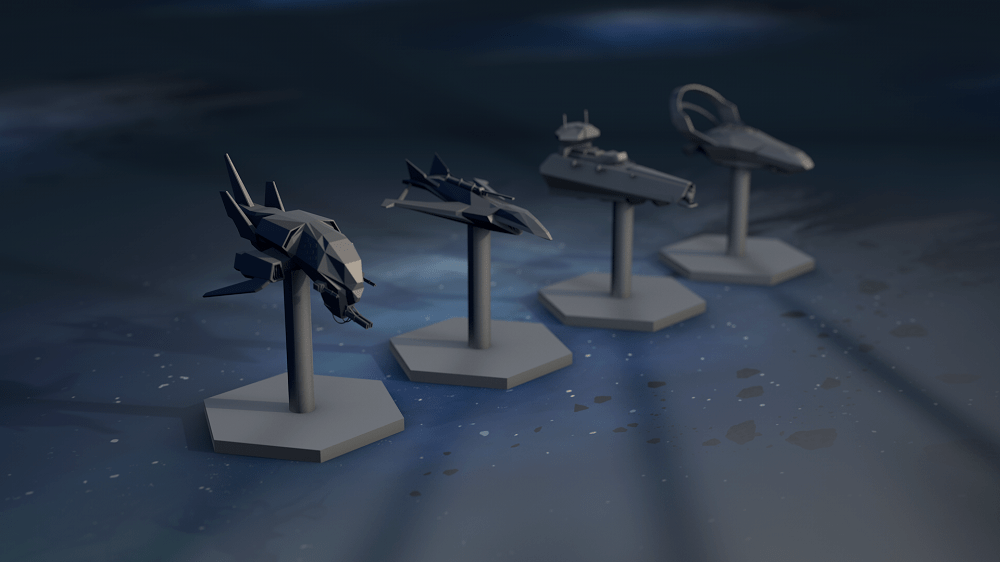 Les figurines de vaisseaux à imprimer