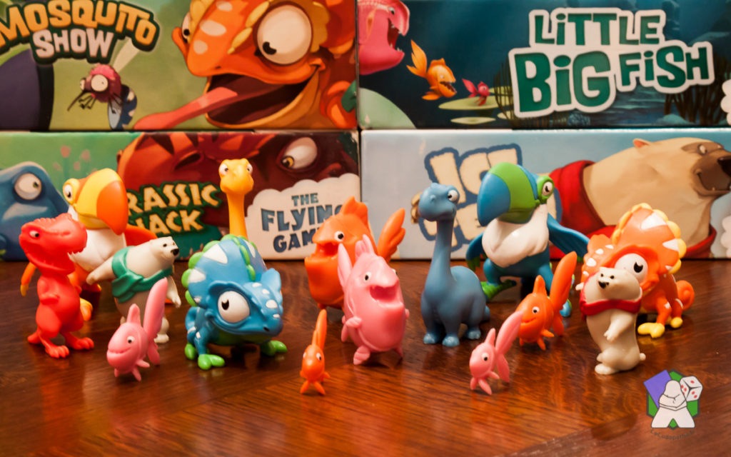 Toutes les figurines de la gamme pour deux joueurs de The Flying Games