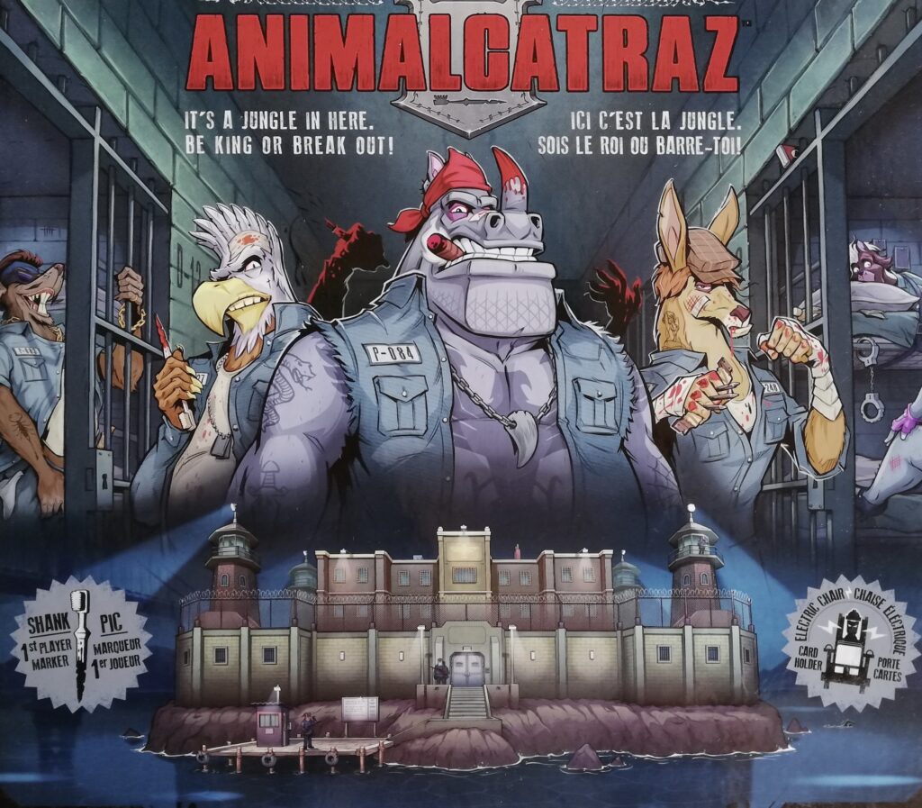 La boîte du prototype d'Animalcatraz