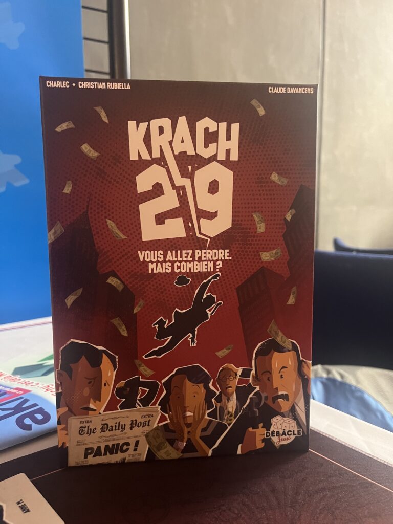 La boîte du jeu Krach 29