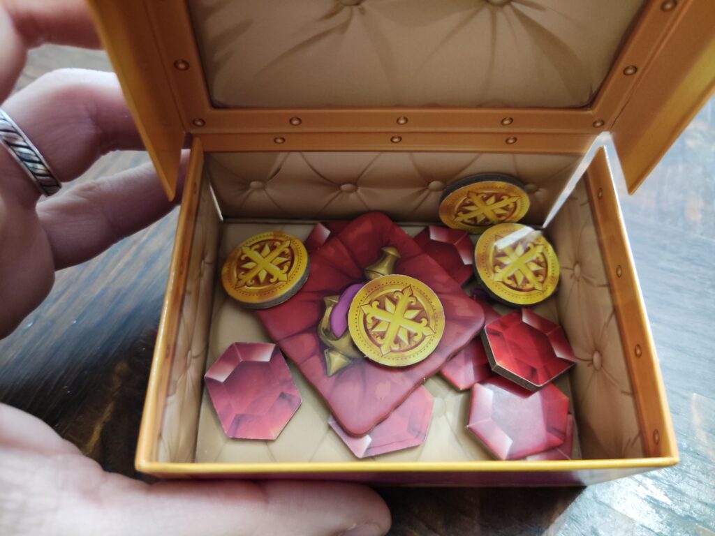 Votre coffre personnel, avec votre fortune et vos bijoux de famille.
