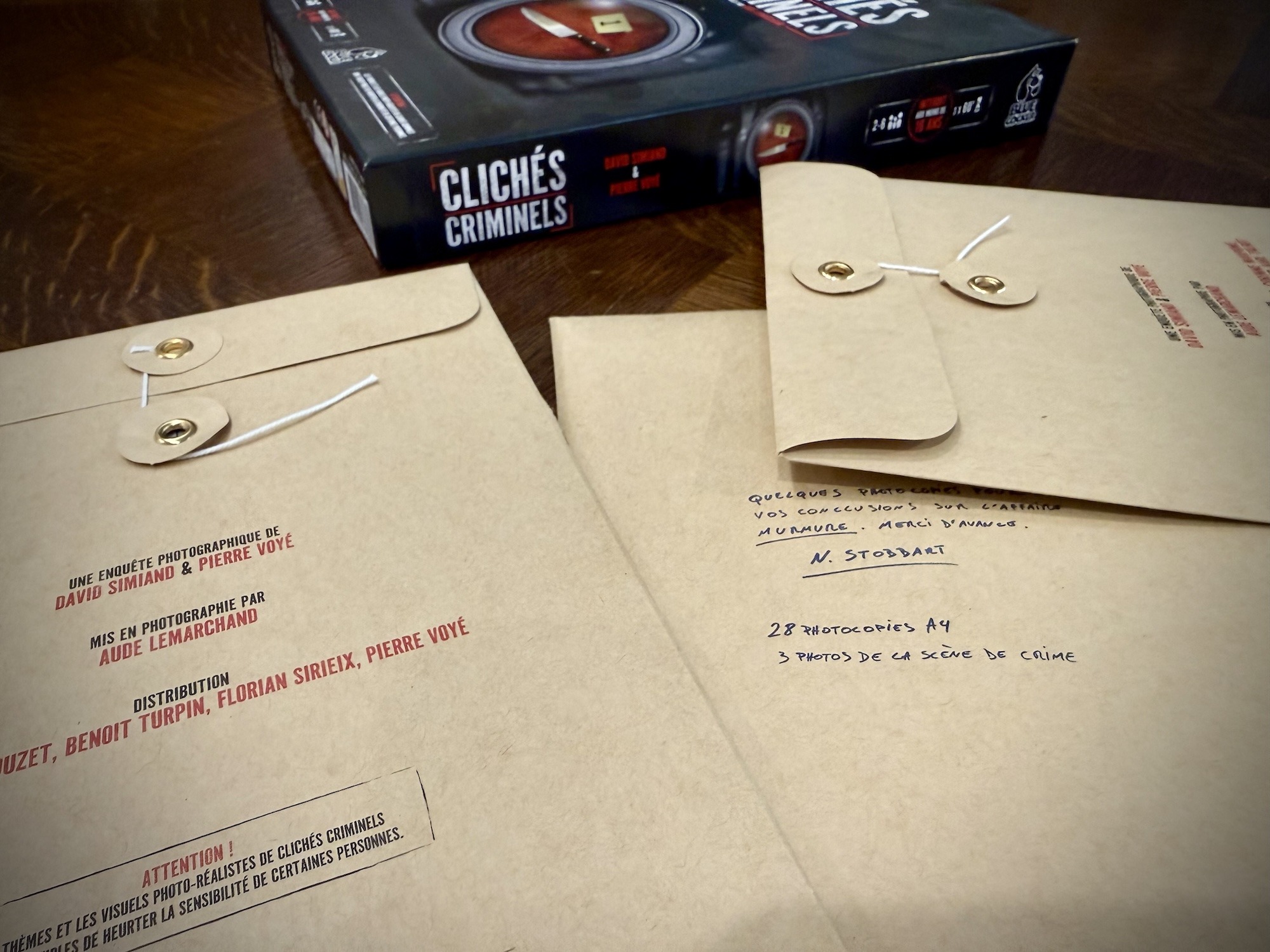 Test et avis du jeu Clichés Criminels : y’a pas photo !