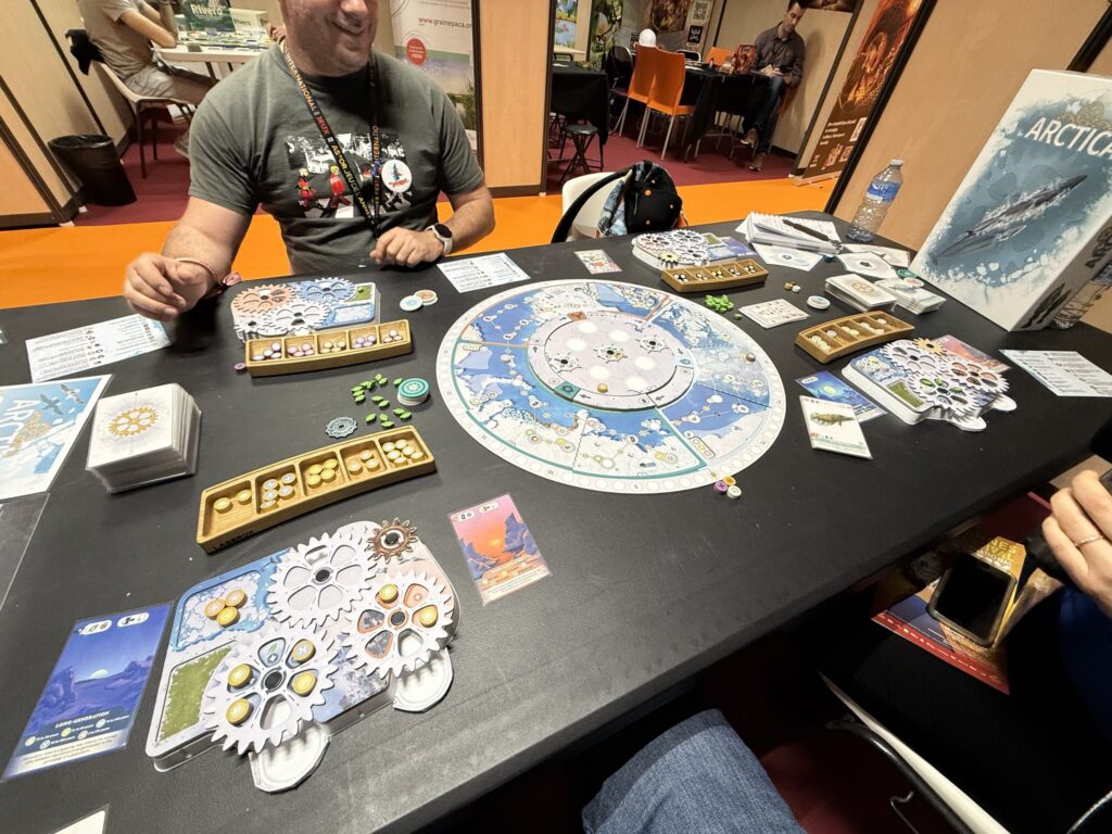 Vue d'ensemble de la zone de jeu d'Arctica