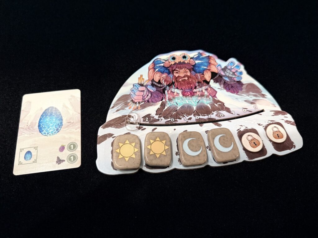 Un plateau joueur en début de partie