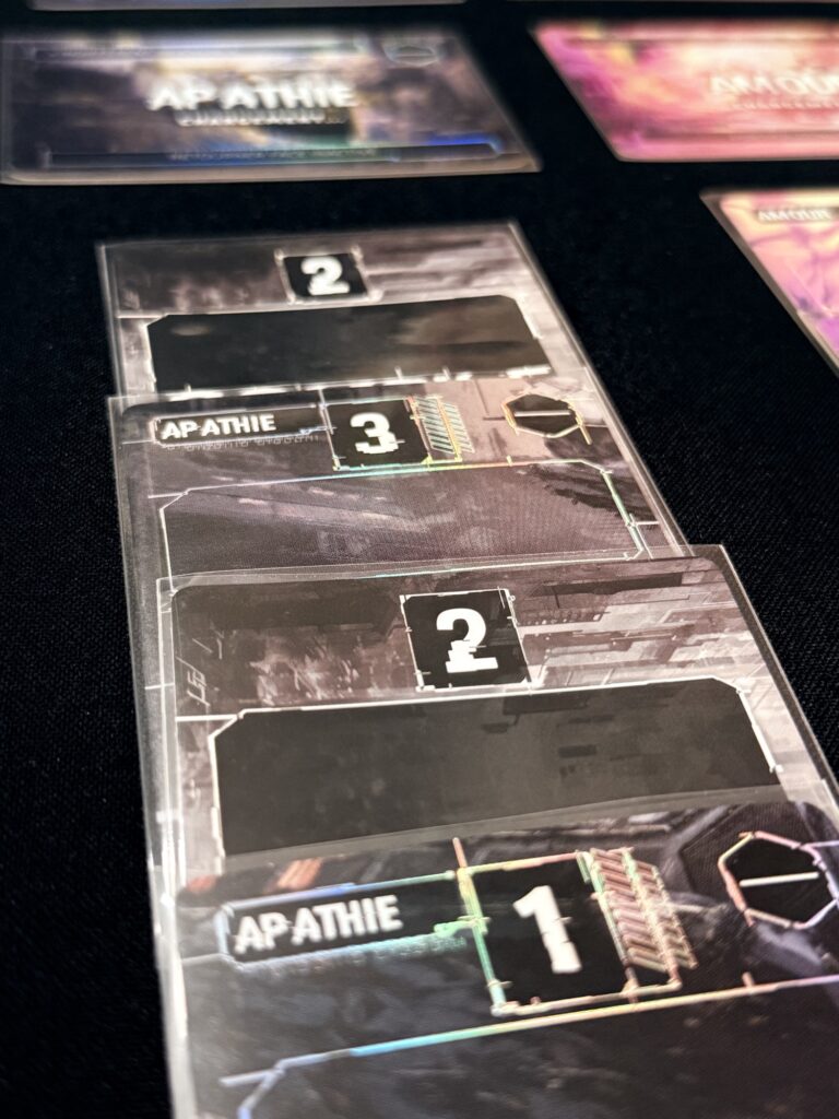 La colonne Apathie a une valeur de 8, la Compilation est proche !