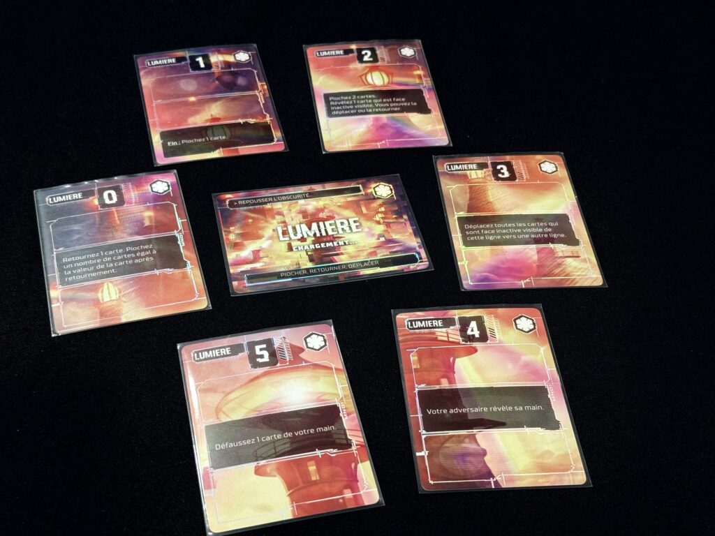 Les cartes du protocole Lumière