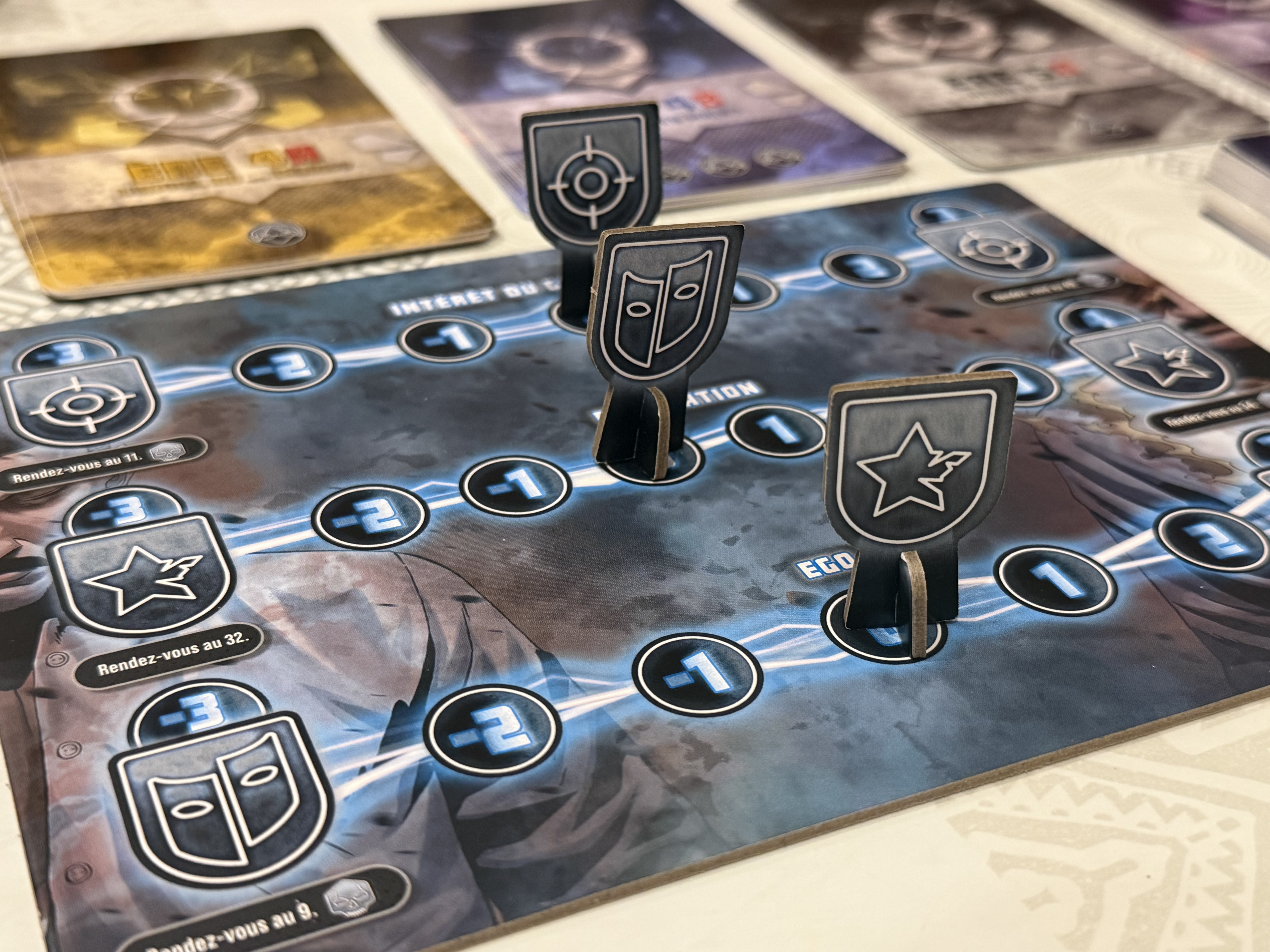 Le plateau des jauges de Butterfly Effect : Alter Ego