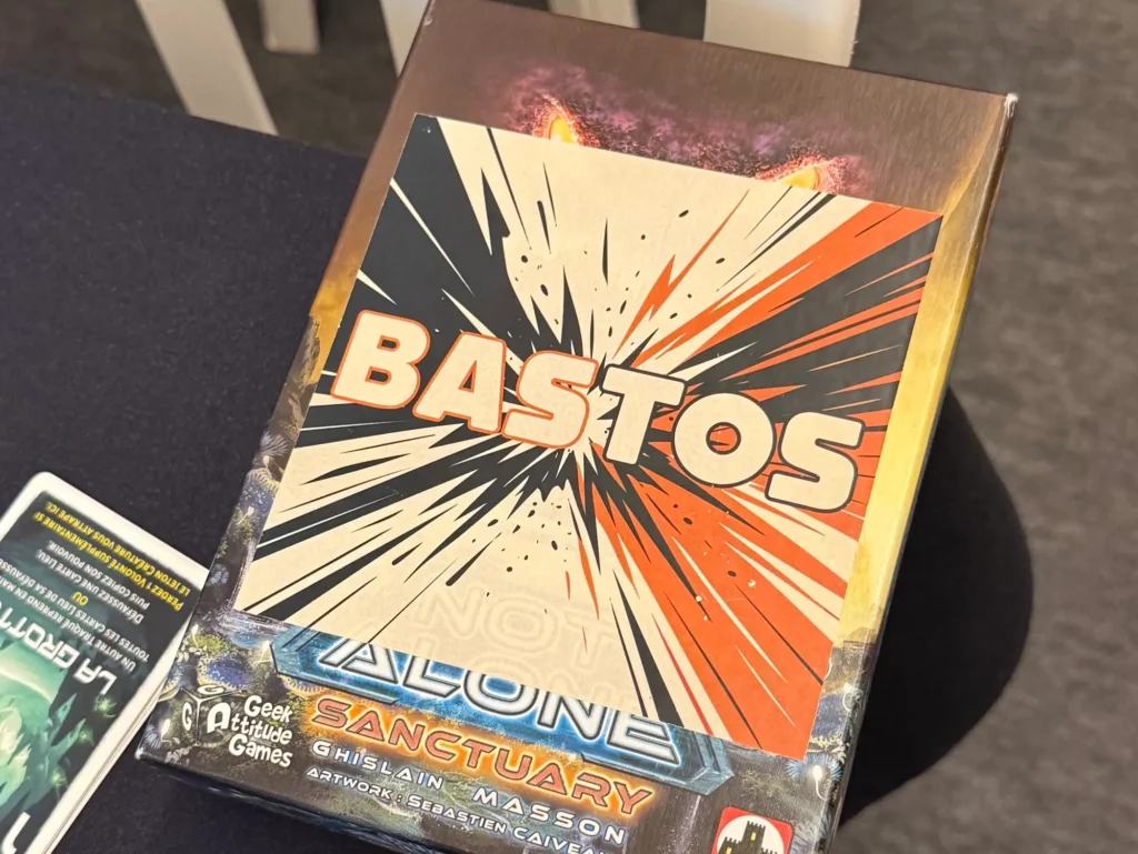 Prototype de Bastos présenté par Geek Attitude Games au Salon Pro de Vichy 2026
