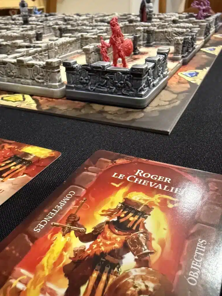 Plateau de Labyrinth Chronicles et livret illustré de la campagne
